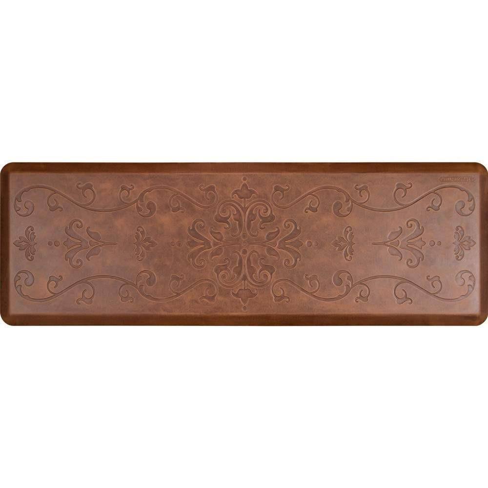 WellnessMats Antique Trellis Anti Fatigue Mat - Antique Light, 3&x2&