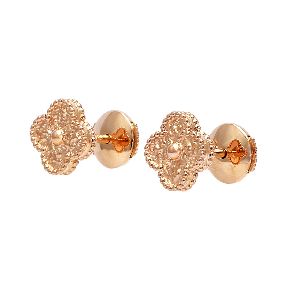 Van Cleef & Arpels Sweet Alhambra Earrings 18K Rose Gold VCARO8DB00