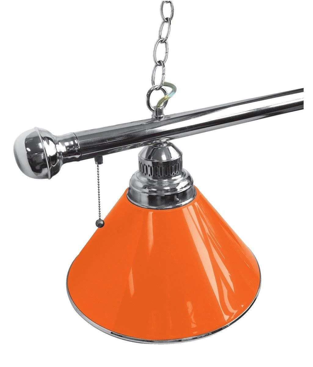 Holland Bar Stool Orange 3 Shade Billiard Light