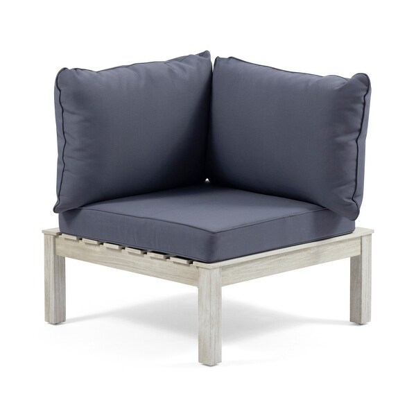 Arlington 5seat Acacia Sectional Sofa Set by Christopher Knight Home