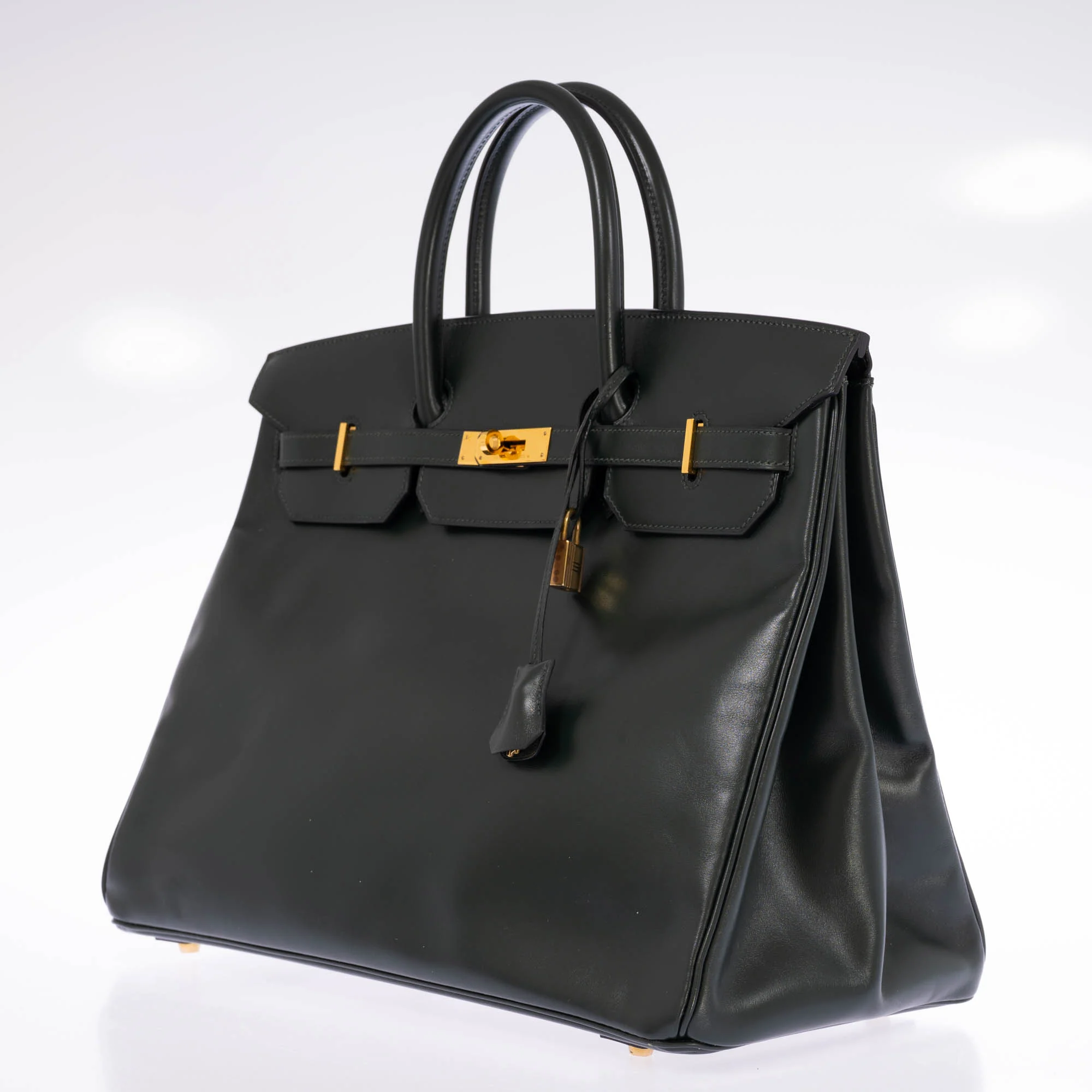 Hermès Birkin 40 Vert Anglais Box Calf Gold Hardware
