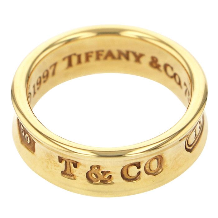 Tiffany & Co. Tiffany 1837 Narrow Ring 18K Yellow Gold