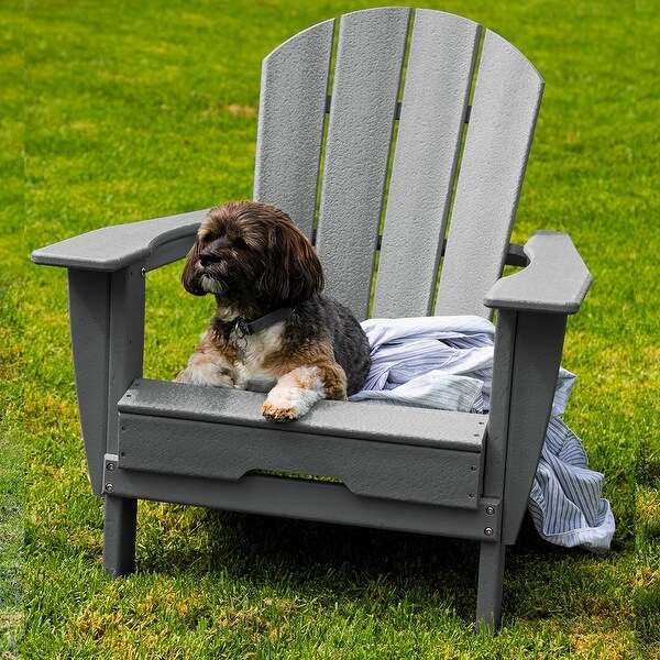All Weather Folding Adirondack Chair,HDPE Recyclable Plastic