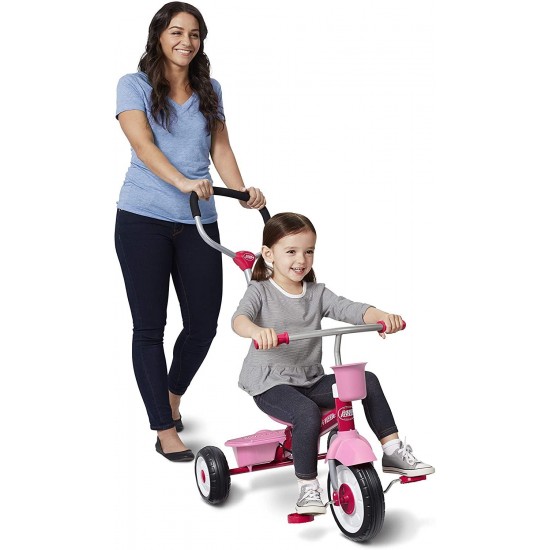 4-in-1 Stroll ‘N Trike Pink, 19.88″ x 35.04″ x 40.75″