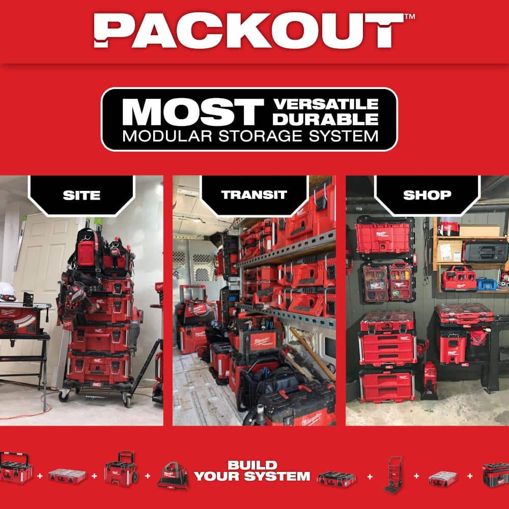 Milwaukee PACKOUT 20 in. 2-Wheel Utility Cart 48-22-8415
