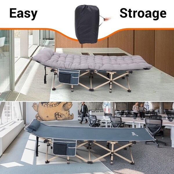 Cot,Camping Cot,Heated Camping cot with 10000mAh Power Bank Heavy Duty Holds 500 Lbs