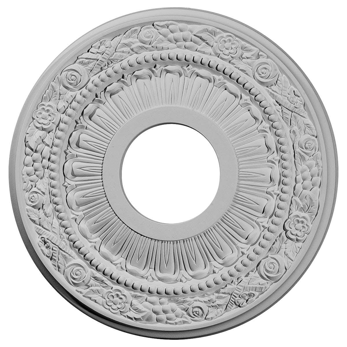 12 1/8x22OD x 3 5/8x22ID x 7/8x22P Nadia Ceiling Medallion (pale Gold)