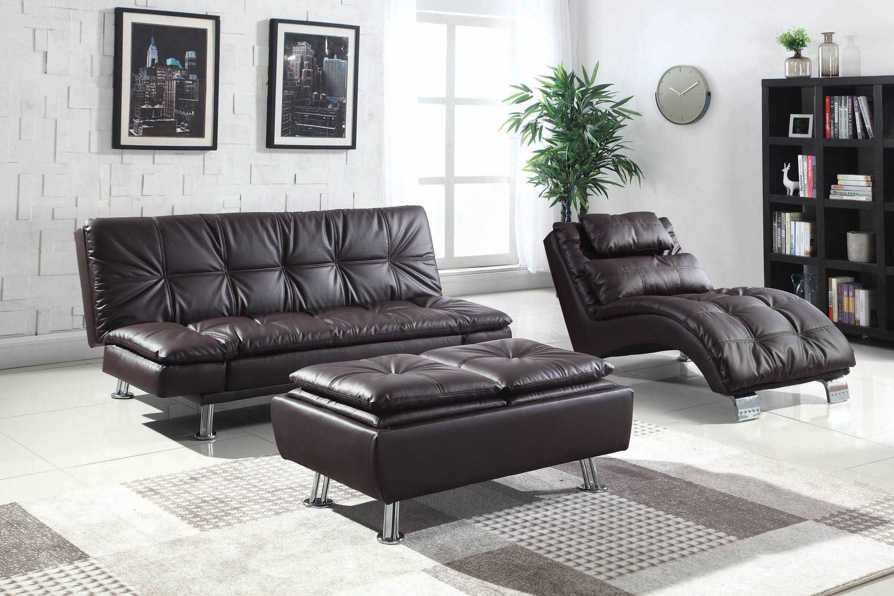 Coaster Dilleston Sofa Bed - Brown 300321
