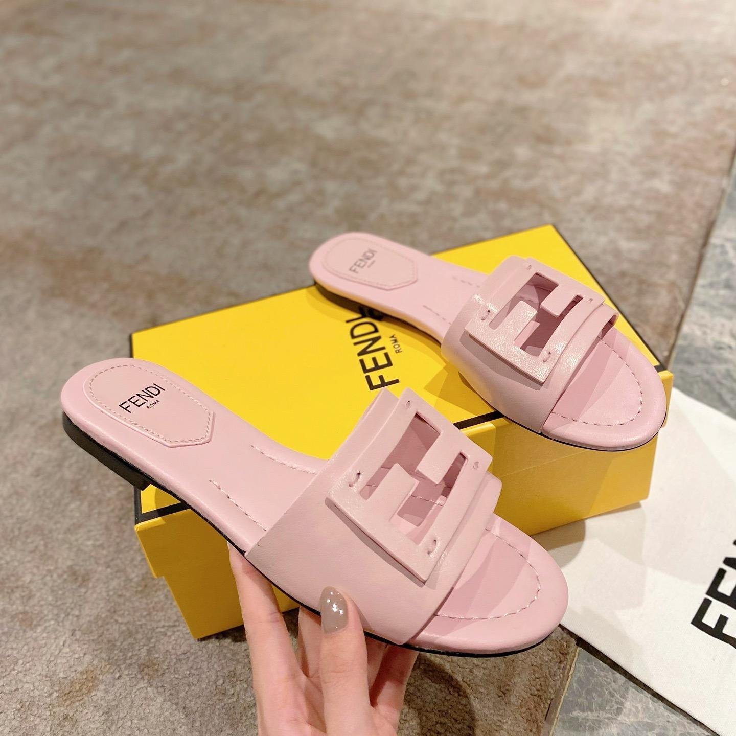 Fendi Slippers Shoes Sandal Slide