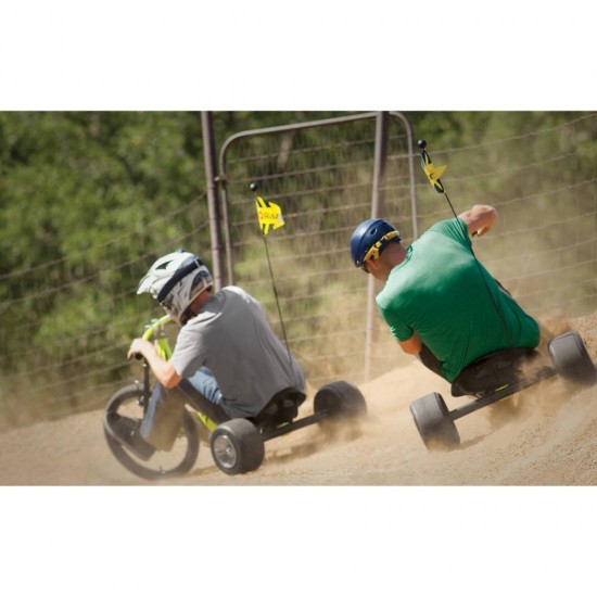 DXT Drift Trike Black/ Yellow- Three Wheeled Drifting Ride on