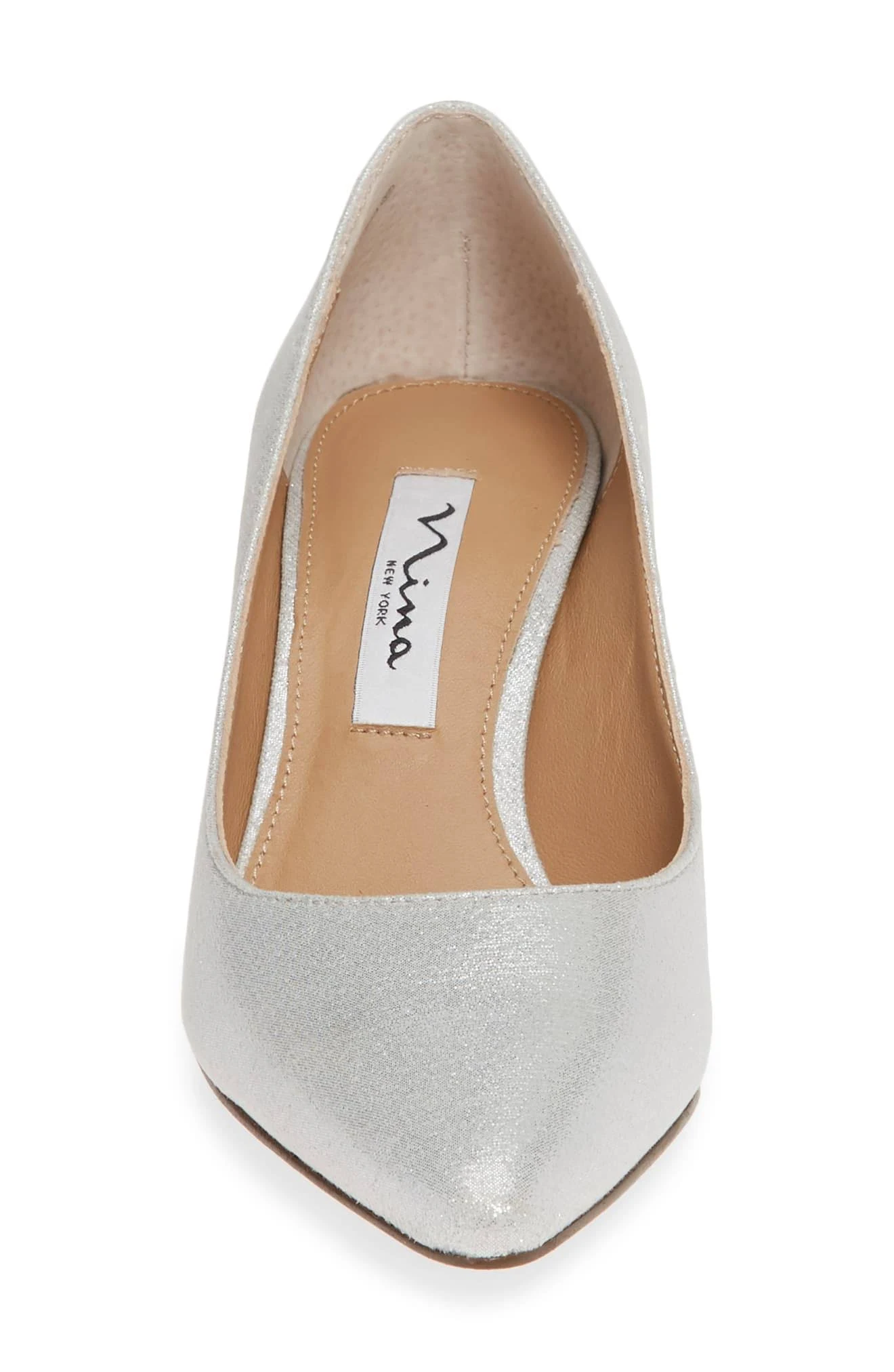 Nina Nina60 Pointy Toe Pump - Grey - 9.5 M