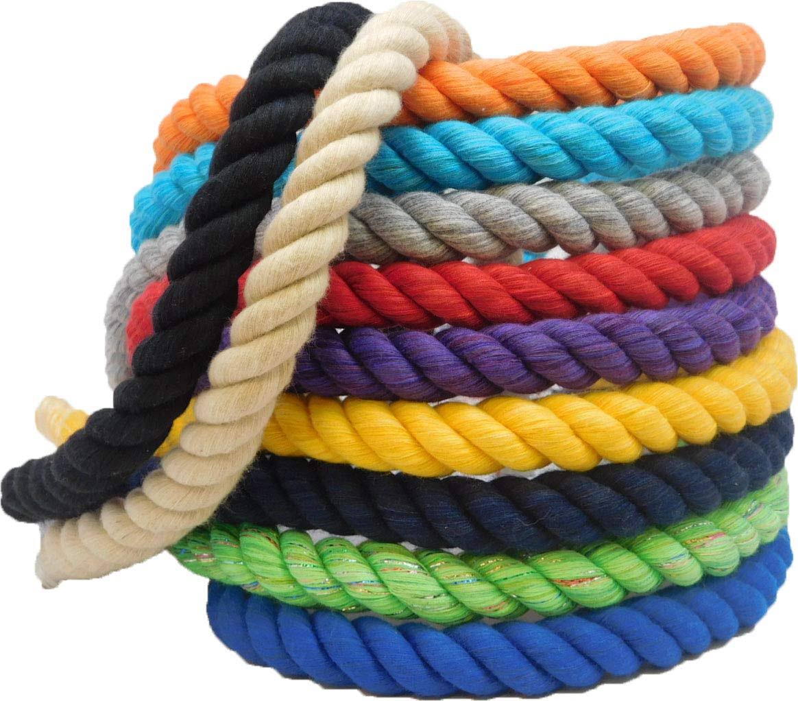Ravenox Twisted Cotton Rope (Green) - 1/2-Inch x 100-Feet - 13641846358106