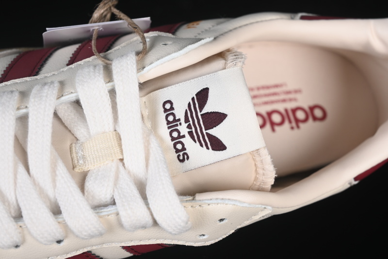 Adidas Samba Clover Casual Board Shoes Red/White JQ8554