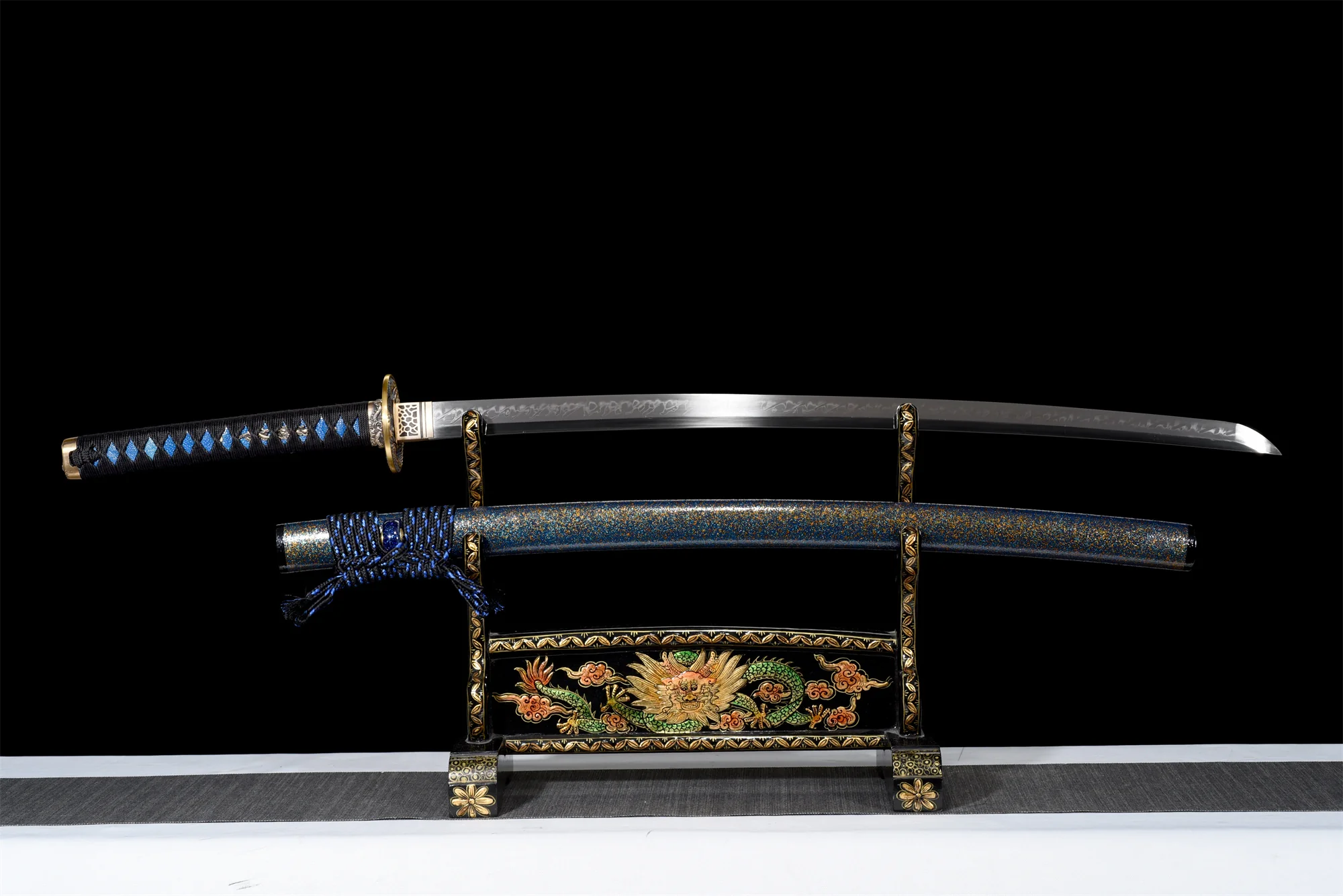 Dragon Katana – T10 Clay Tempered, Full Tang