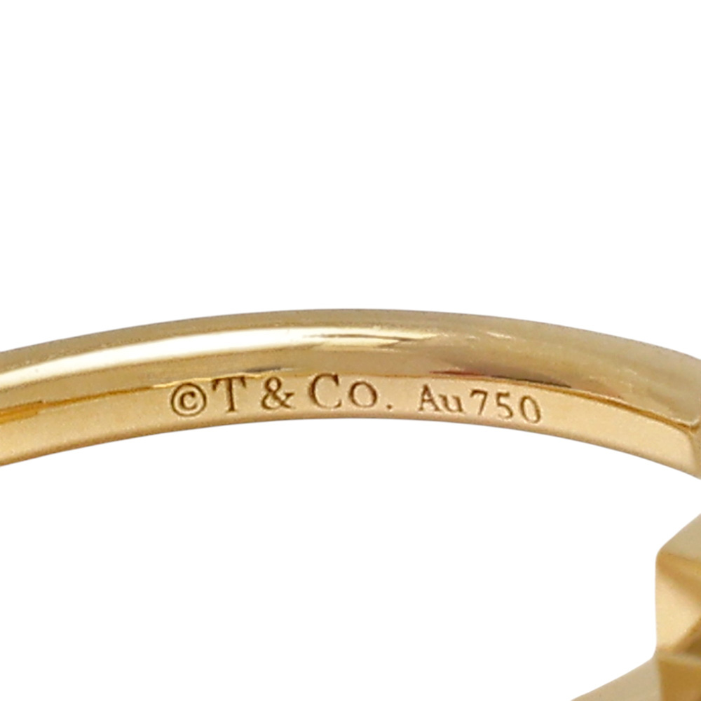 Tiffany & Co. Tiffany T Diamond Wire Ring 18K Yellow Gold 60147100