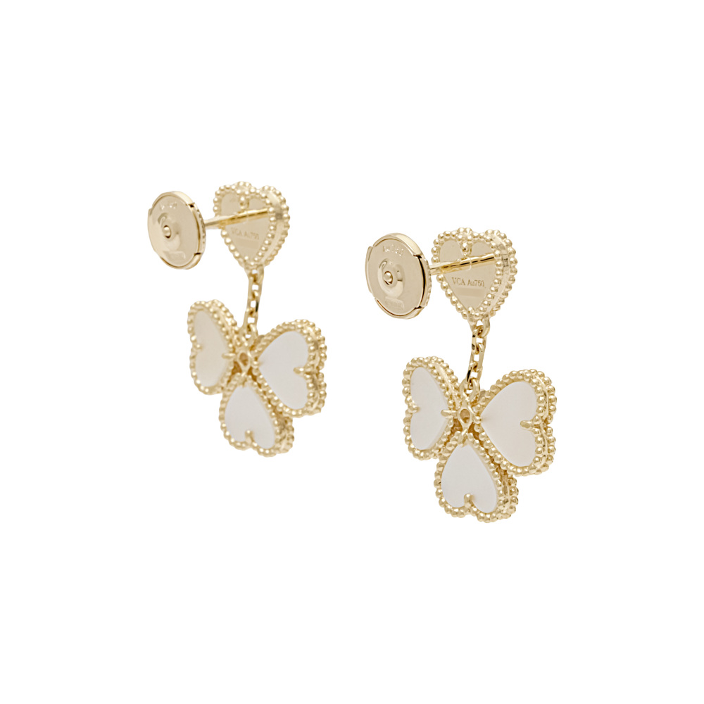 Van Cleef & Arpels Sweetheart Earrings 18K Yellow Gold VCARN5PQ00