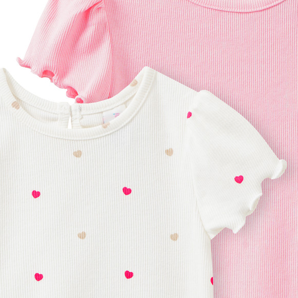 Topomini 2 Newborn T-Shirt mit Rippstruktur