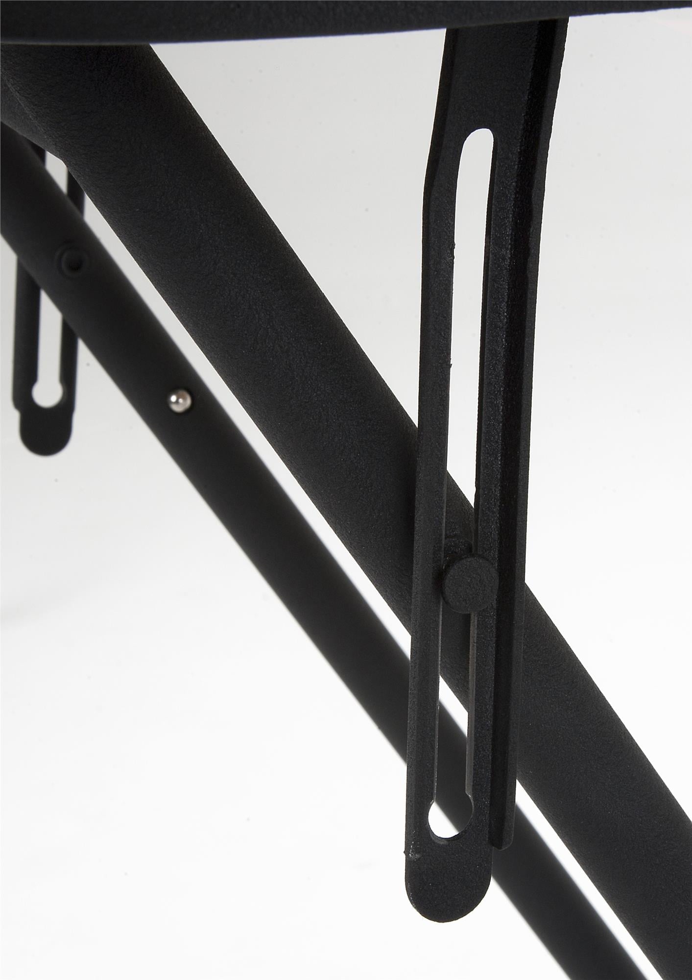 20″ x 48″ Adjustable Height PVC Top Table, Black