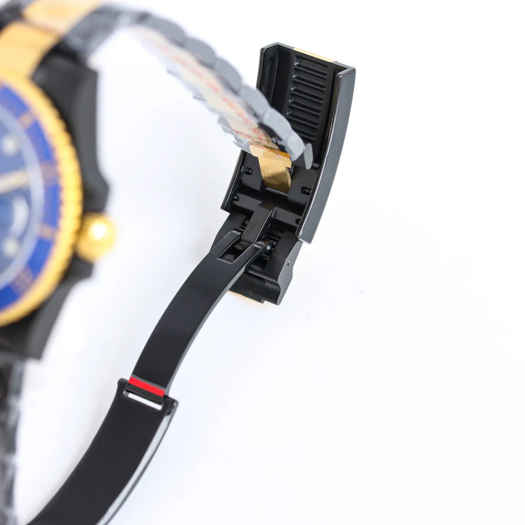 Rolex Blaken Submariner 40mm Black Gold Blue Dial