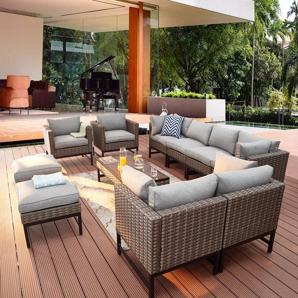 Patio Festival RightAngle 11Piece Outdoor Conversation Set