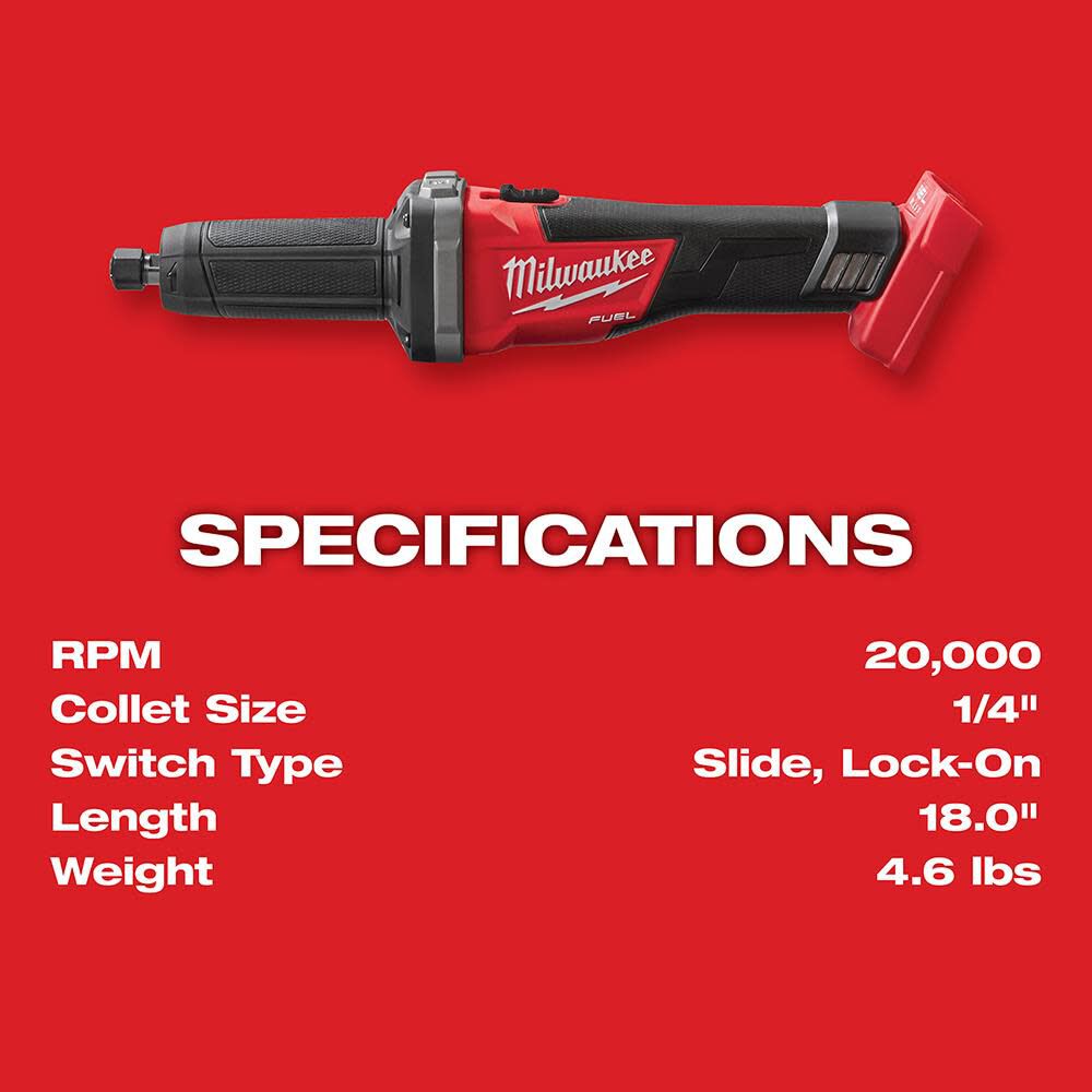 Milwaukee M18 FUEL 1/4 in. Die Grinder 2784-20