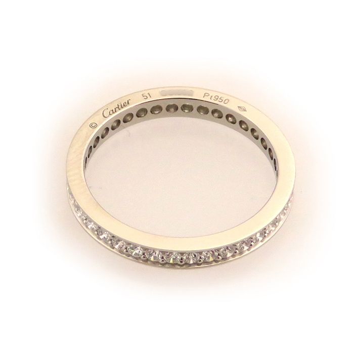 Cartier Eternity Ring PT950 Ring Platinum Diamond