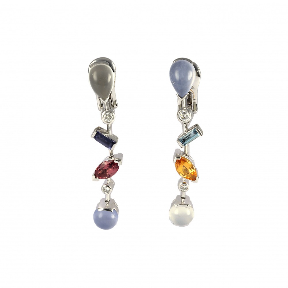 Cartier PT950 Earrings Platinum