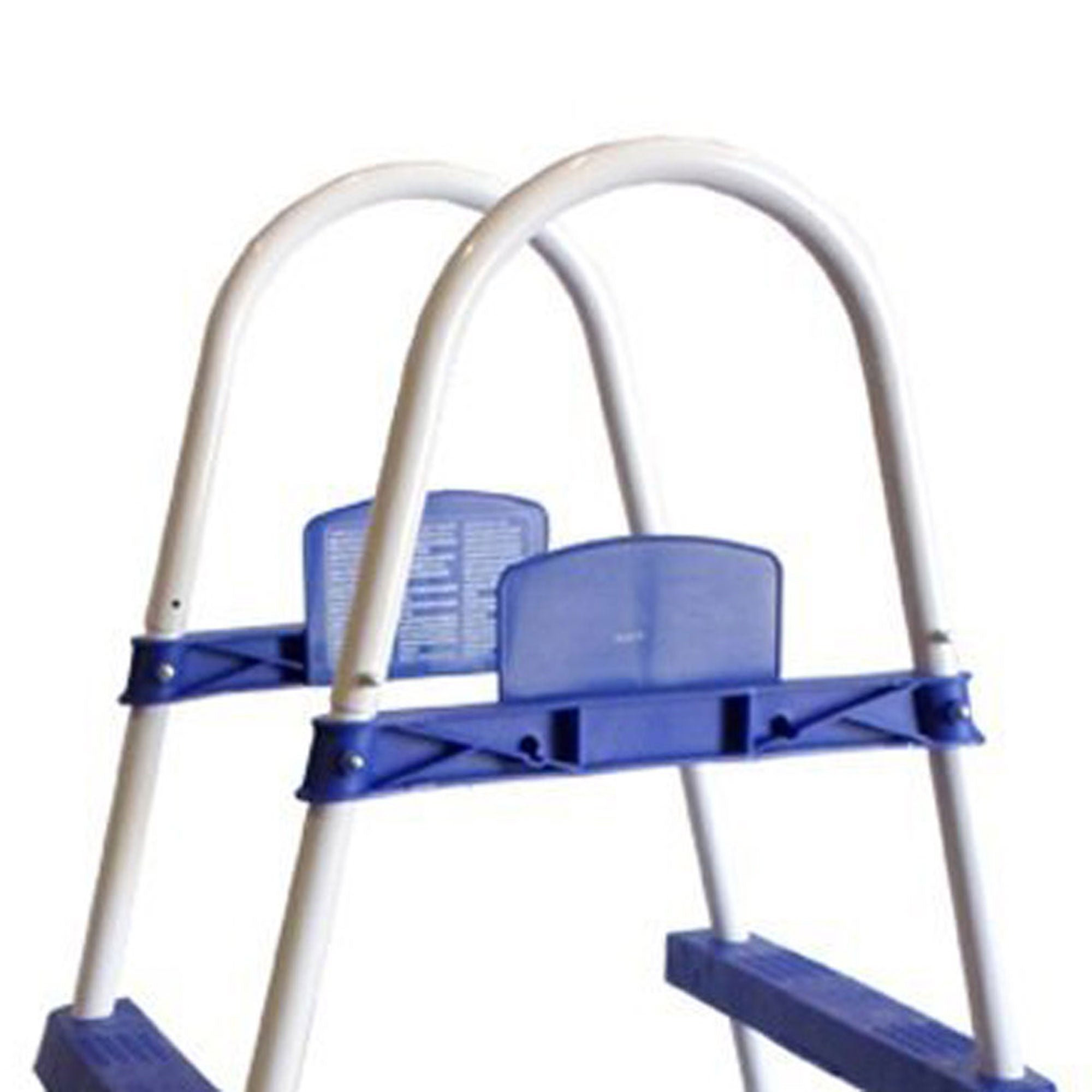 Bestway 52 Inch Steel Above Ground Swimming Pool Ladder No-Slip Steps (Used)💝 Last Day For Clearance