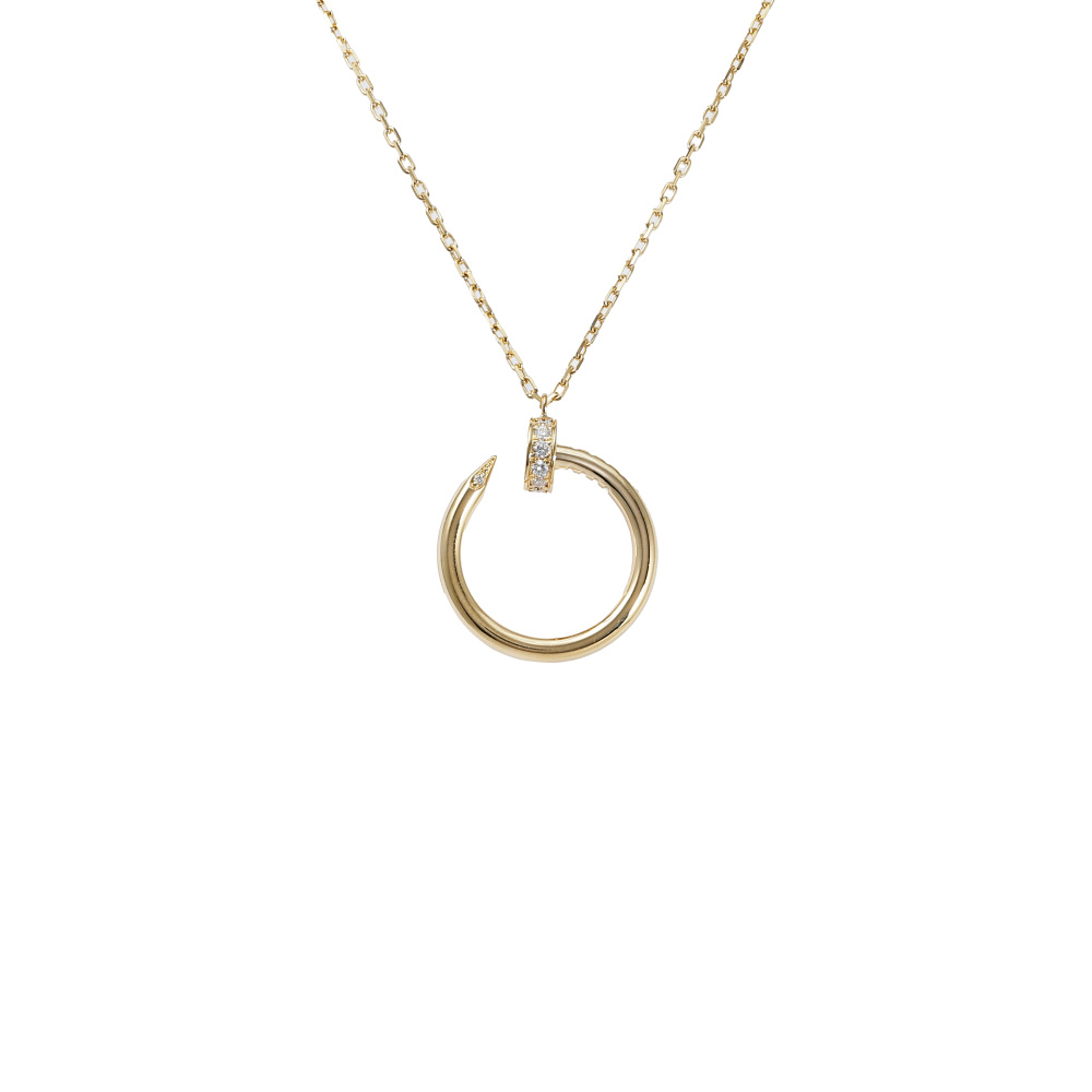 Cartier Juste un Clou Necklace 18K Yellow Gold Diamond B7224512