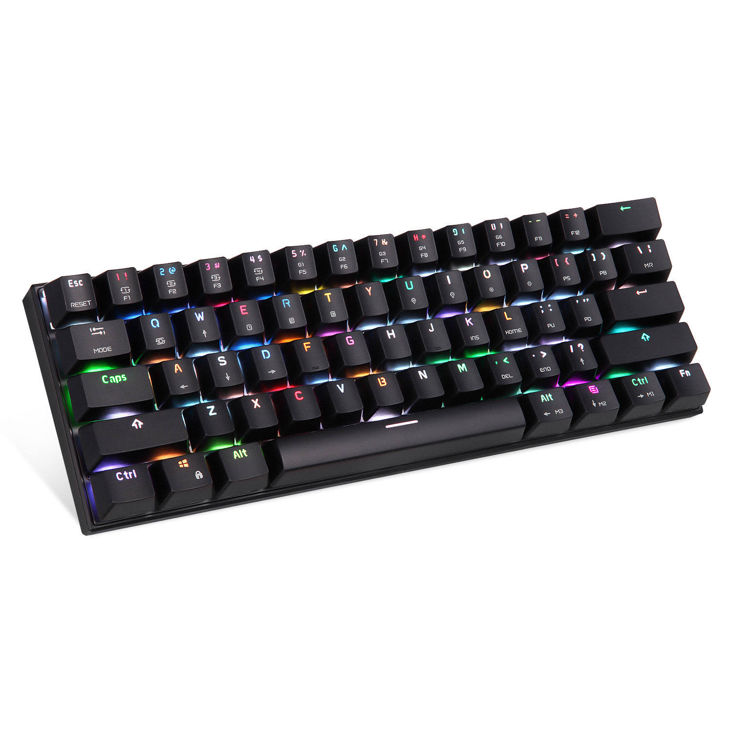 Motospeed Ck62 Bluetooth USB Wired Dual-mode Outemu Switch RGB Mechanical Gaming Keyboard