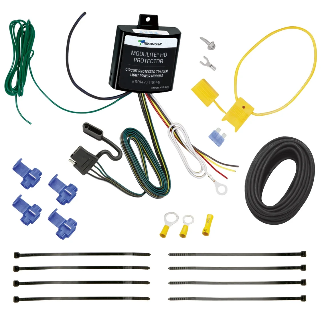 Tekonsha 119148 ModuLite HD Protector Trailer Light Power Module & Install Kit