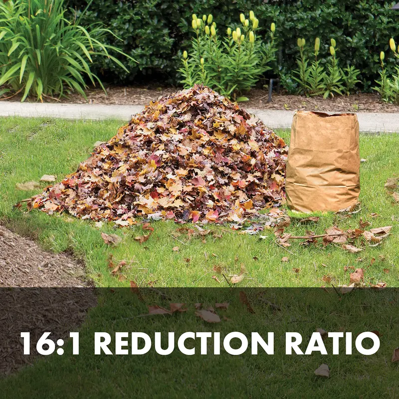 Sun Joe EM13AM1 Electric Leaf Mulcher – 13-Amp, 16:1 Shredding Ratio