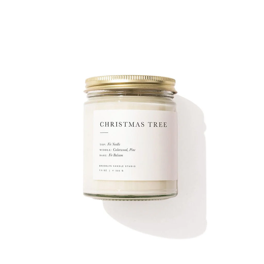 Christmas Tree Jar Candle