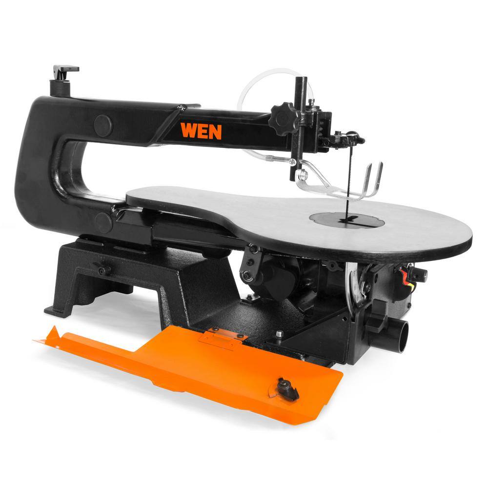 3922 16-inch Variable Speed Scroll Saw with Easy-Access Blade Changes