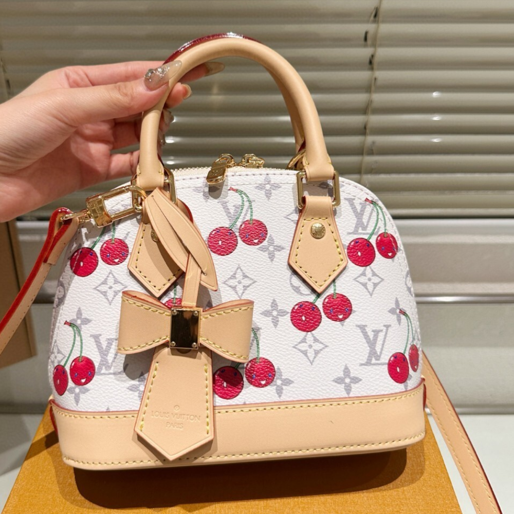Louis Vuitton LV X TM Alma BB Cherry Monogram 9.8 Inches M14234