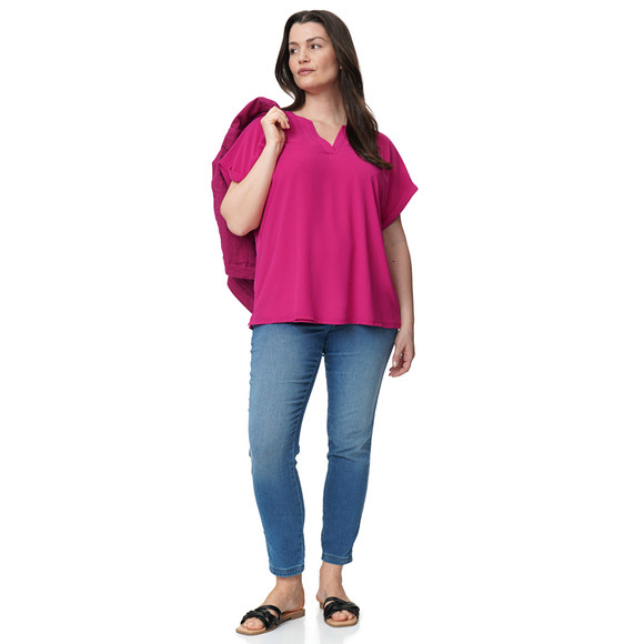 Gina Benotti Damen Bluse in Unifarben