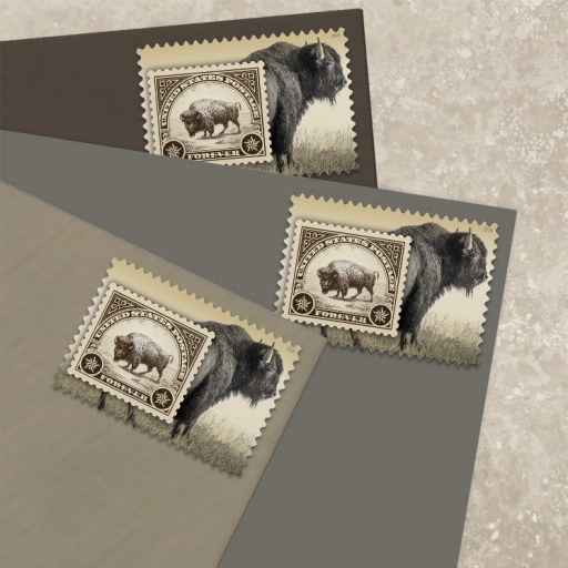 American Bison Stamps - USPS