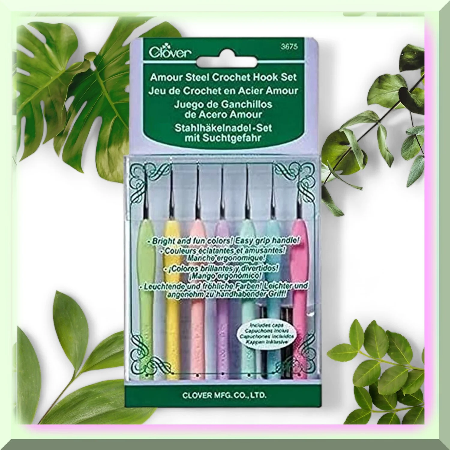 AmourCraft Crochet Hook Collection - Steel Bliss for Seamless Stitching!