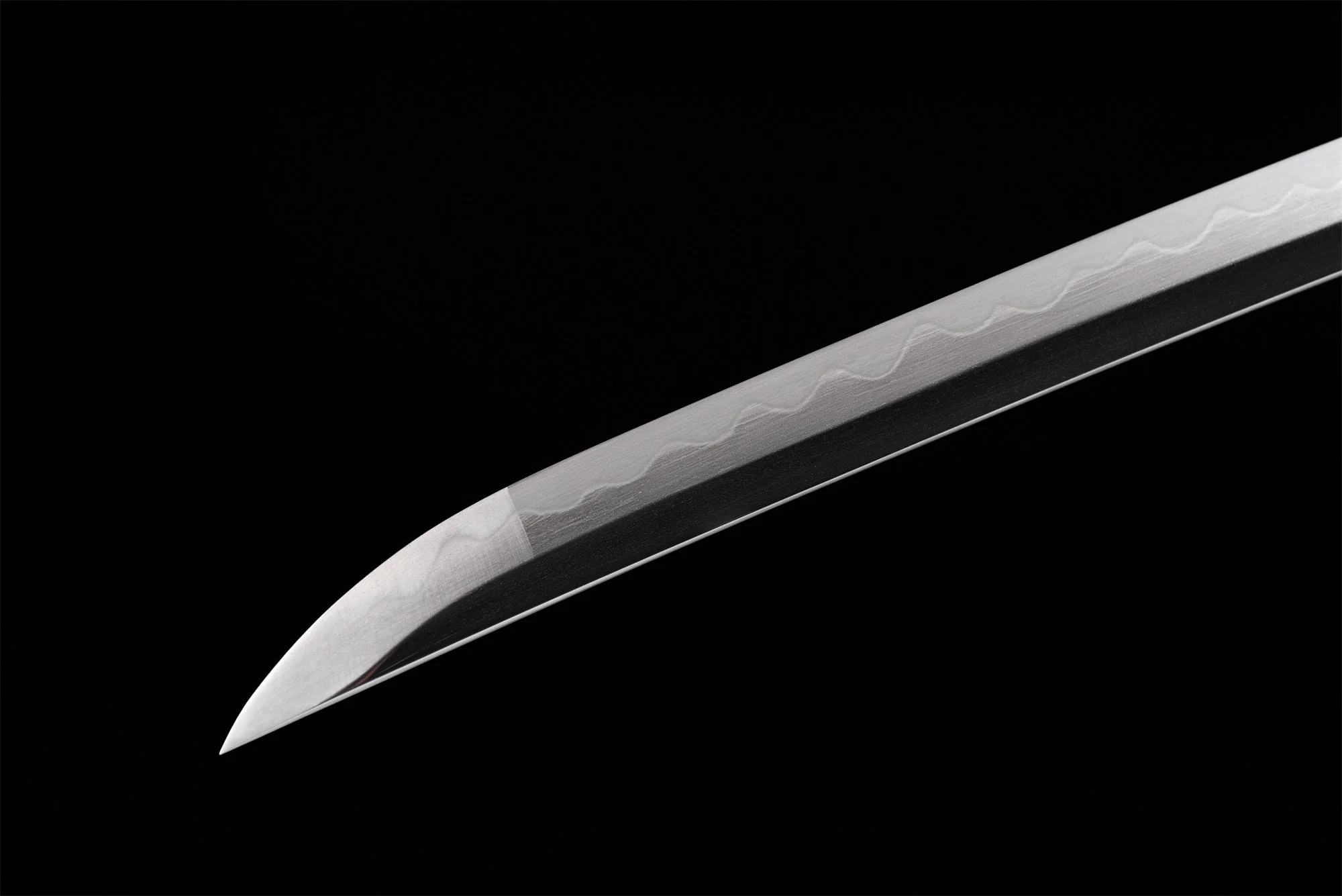 Golden Flower Katana – T10 Clay Tempered, Full Tang
