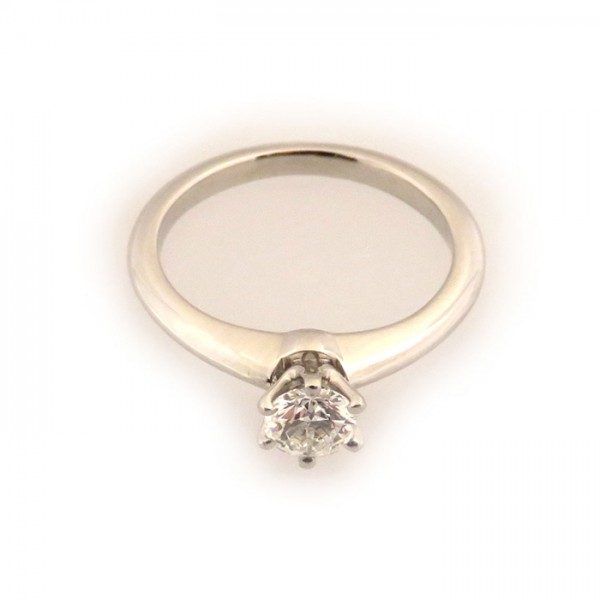 Tiffany & Co. Solitaire Classical Ring Platinum Diamond