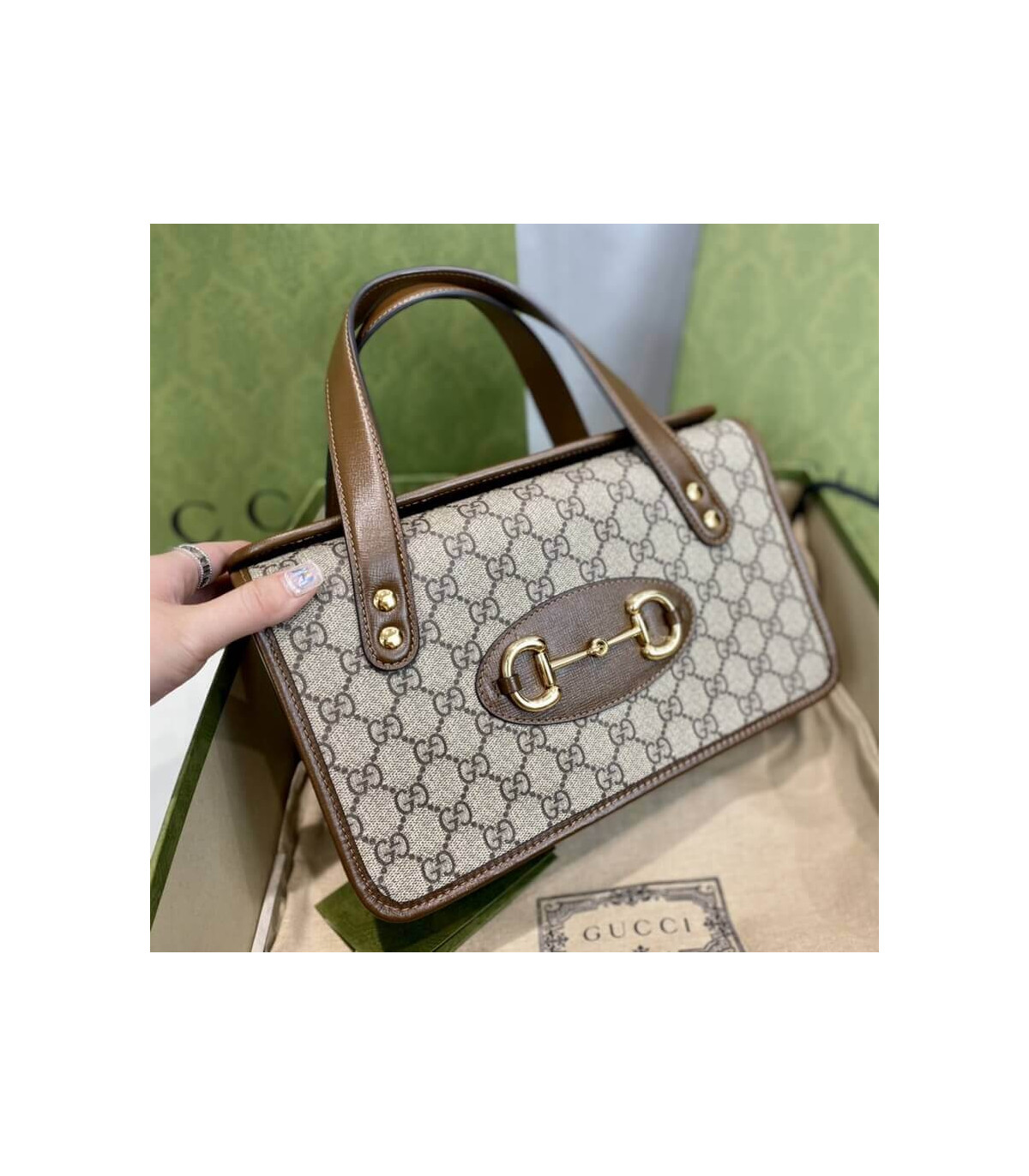 Gucci Horsebit 1955 Small Top Handle Bag