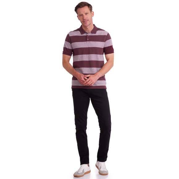 VanVaan Herren Poloshirt mit breiten Streifen