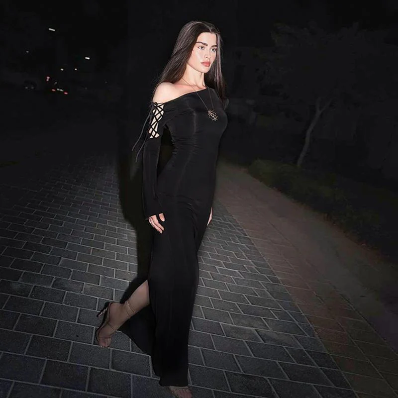 Off Shoulder Ruched Maxi Dress | Evening GownClistos