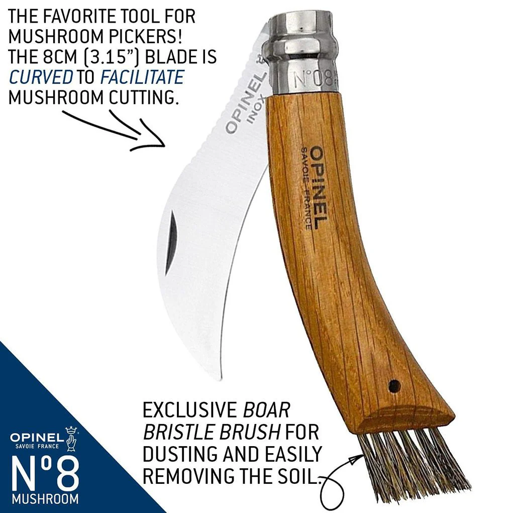 No. 8 Mushroom Knife + Sheath Gift Box