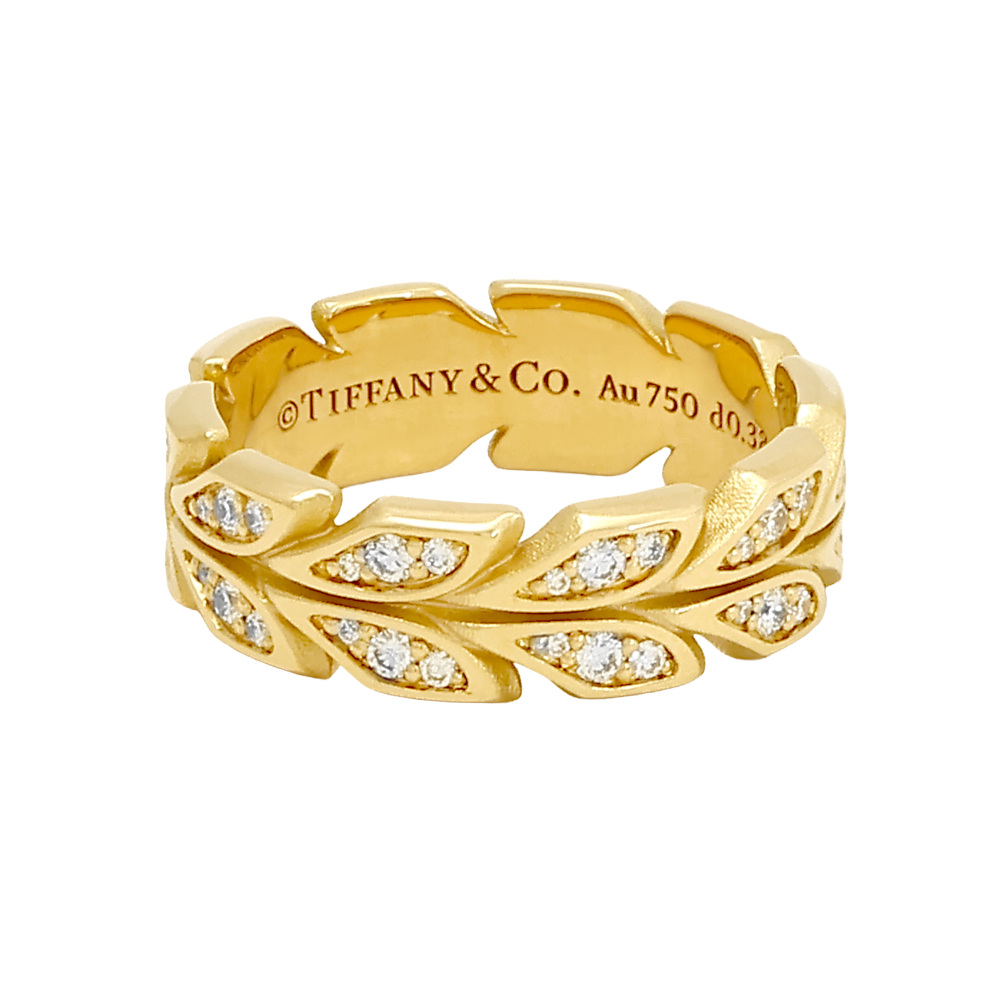 Tiffany & Co. Victoria Ring 18K Yellow Gold Diamond