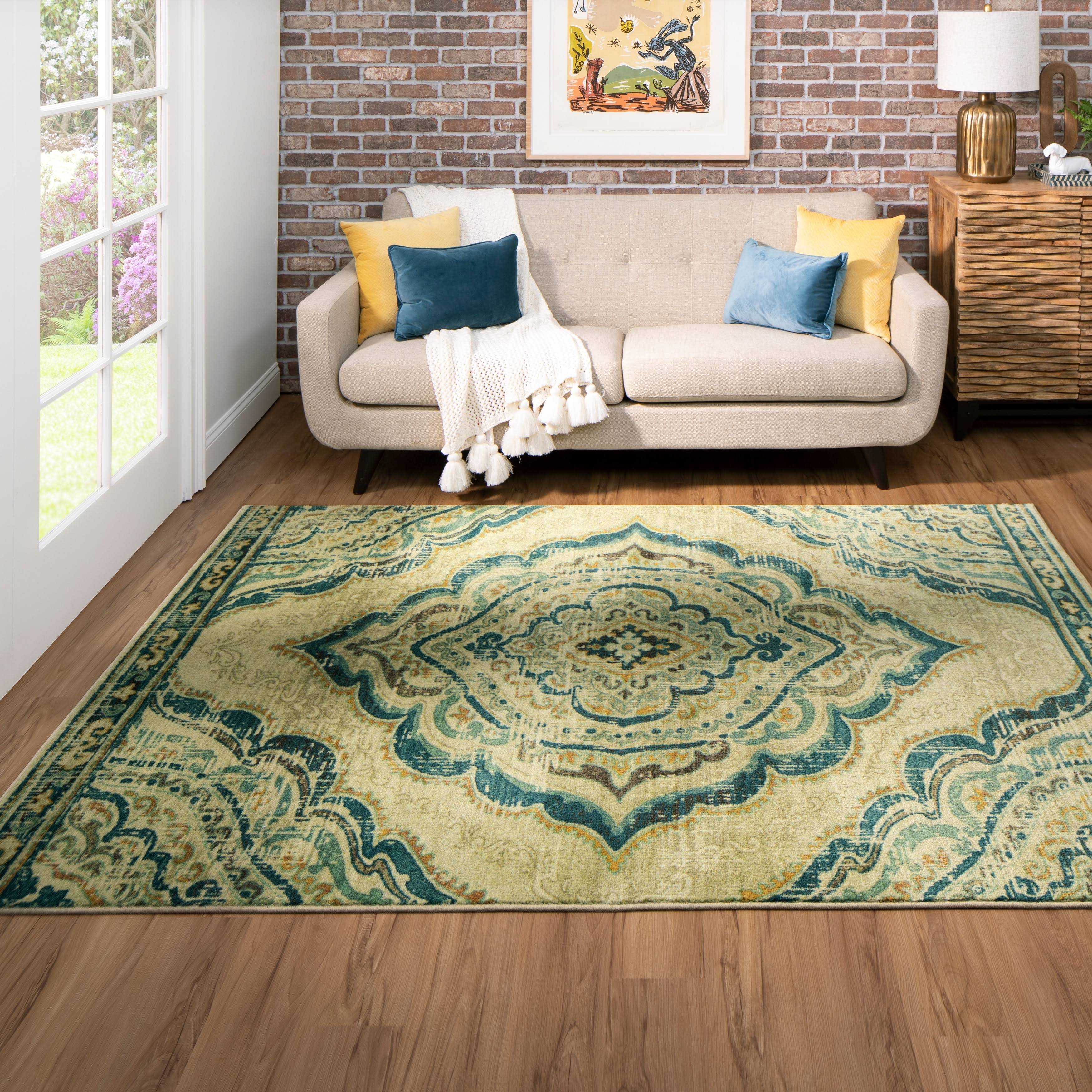 Mohawk Home 2&6x22 x 6& Prismatic Eastern Heights Runner in Blue