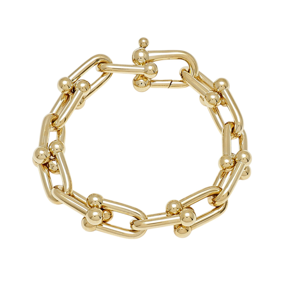 Tiffany & Co. Hardware Link Bracelet 18K Yellow Gold 60153070