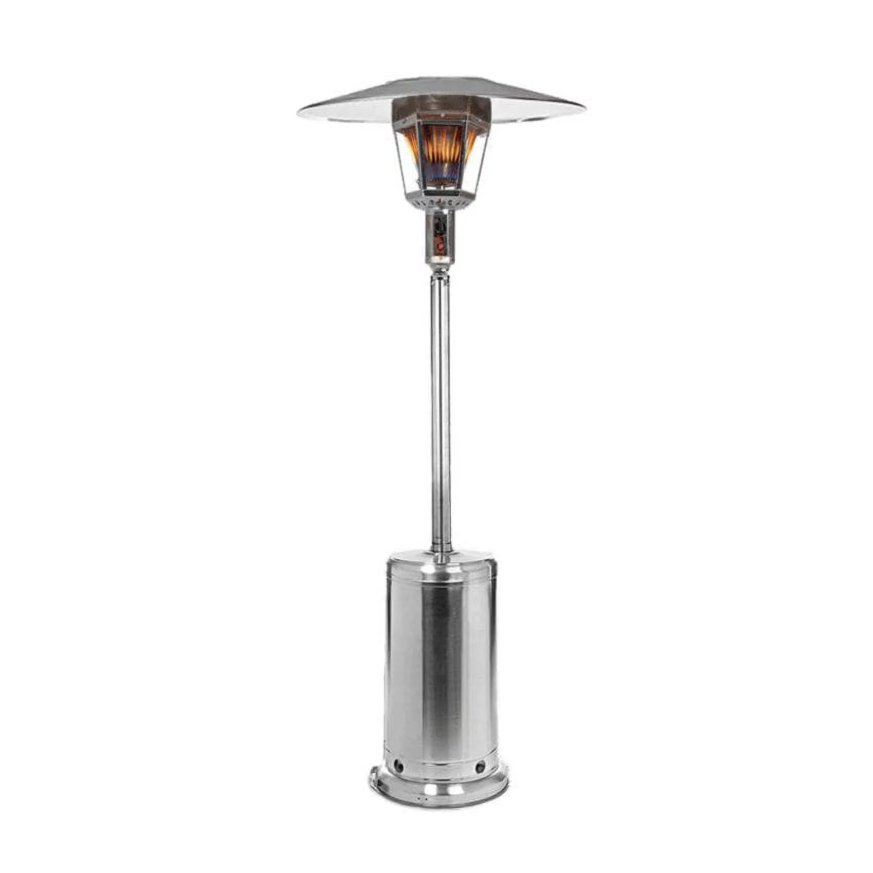 RADtec Allure Series 40,000 BTU Propane Gas Real Flame Heater - Stainless Steel - RF-SS
