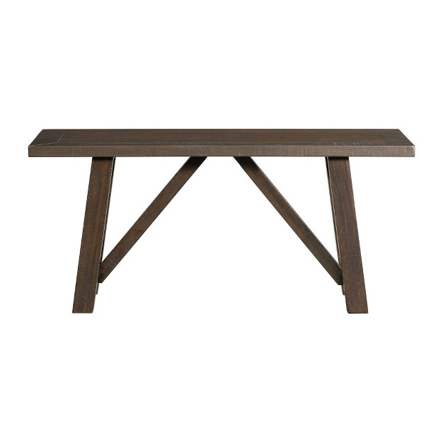 Carter Dining Bench Graphite Gray Picket House Furnishings