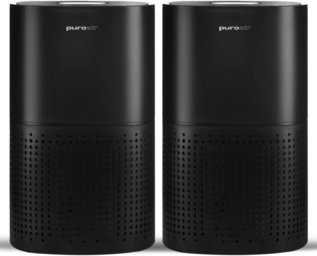 PuroAir 240 HEPA Air Purifiers for Home Large Rooms - Covers Up To 1,000 Sq Ft - Filters Up To 99.9% of Pollutants, Smoke, Pollen, Dust - Quiet HEPA Air Filter - Air Purifiers for Bedroom